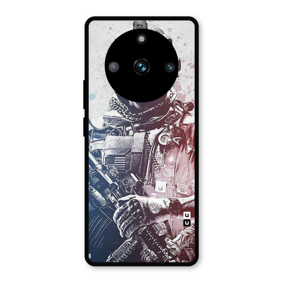 Saviour Metal Back Case for Realme 11 Pro Plus
