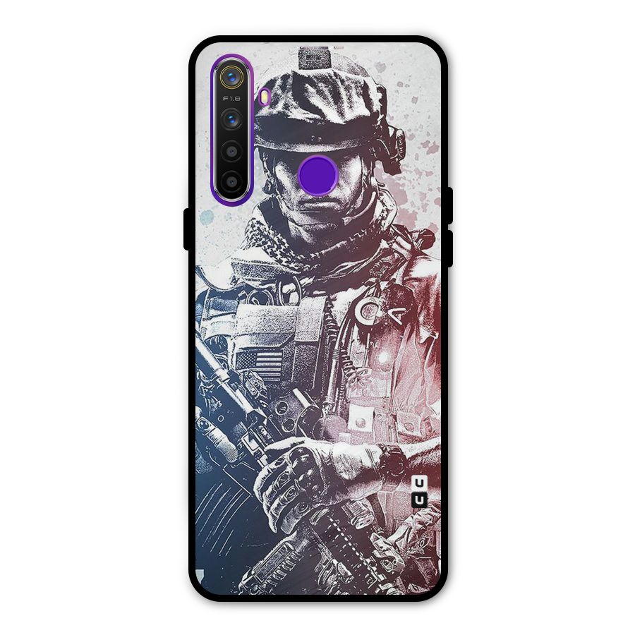 Saviour Metal Back Case for Realme 5i