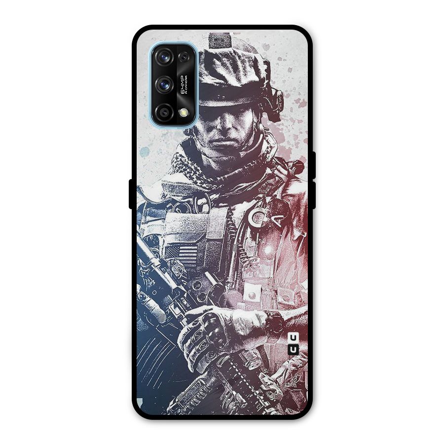 Saviour Metal Back Case for Realme 7 Pro