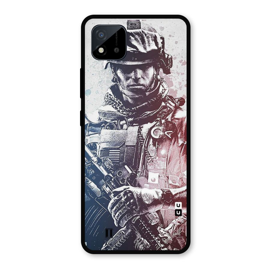 Saviour Metal Back Case for Realme C11 2021