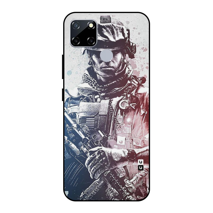 Saviour Metal Back Case for Realme Narzo 20