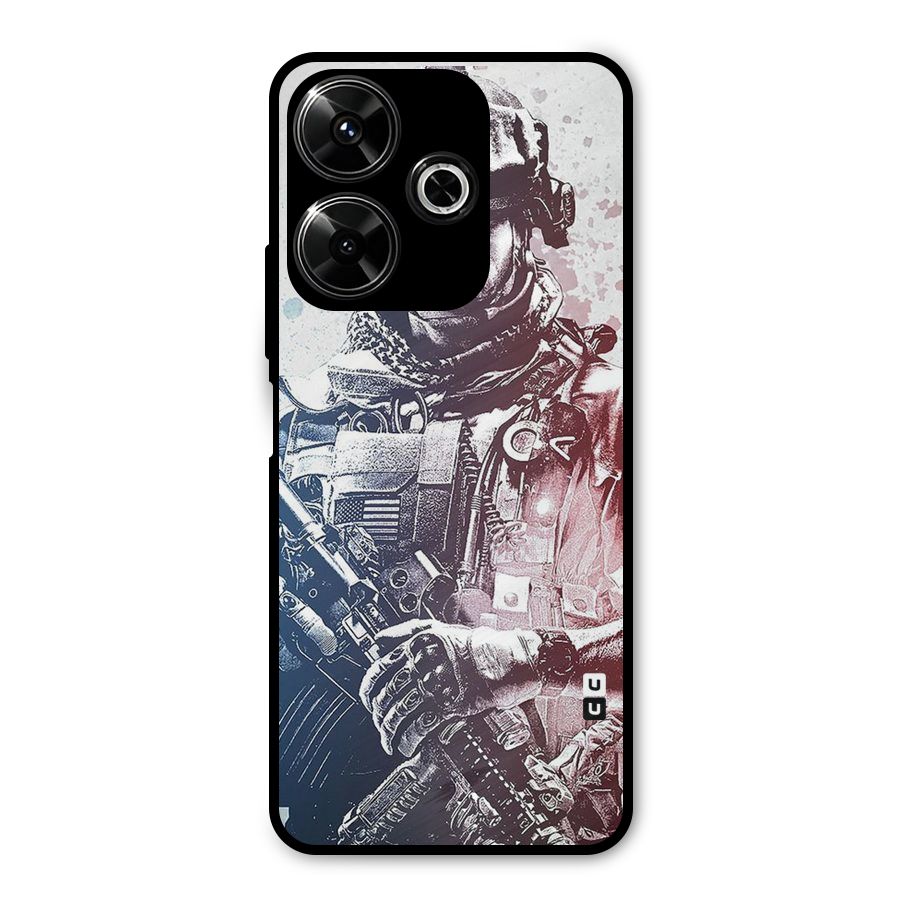 Saviour Metal Back Case for Redmi 13 5G