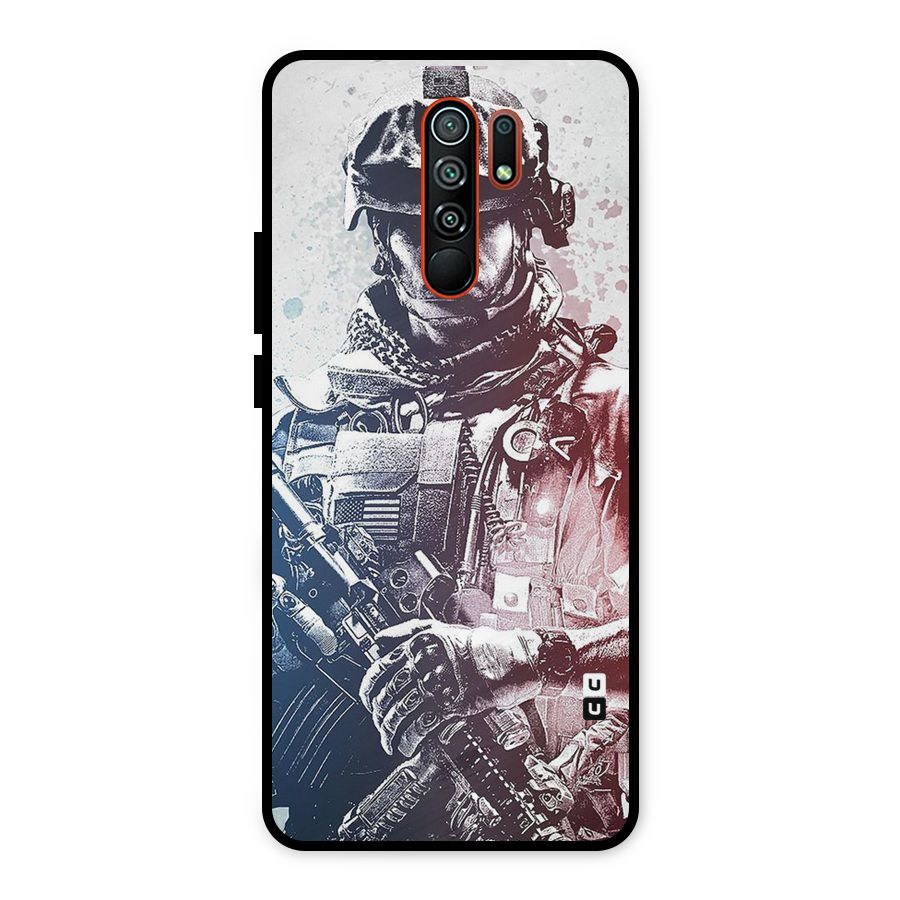 Saviour Metal Back Case for Redmi 9 Prime