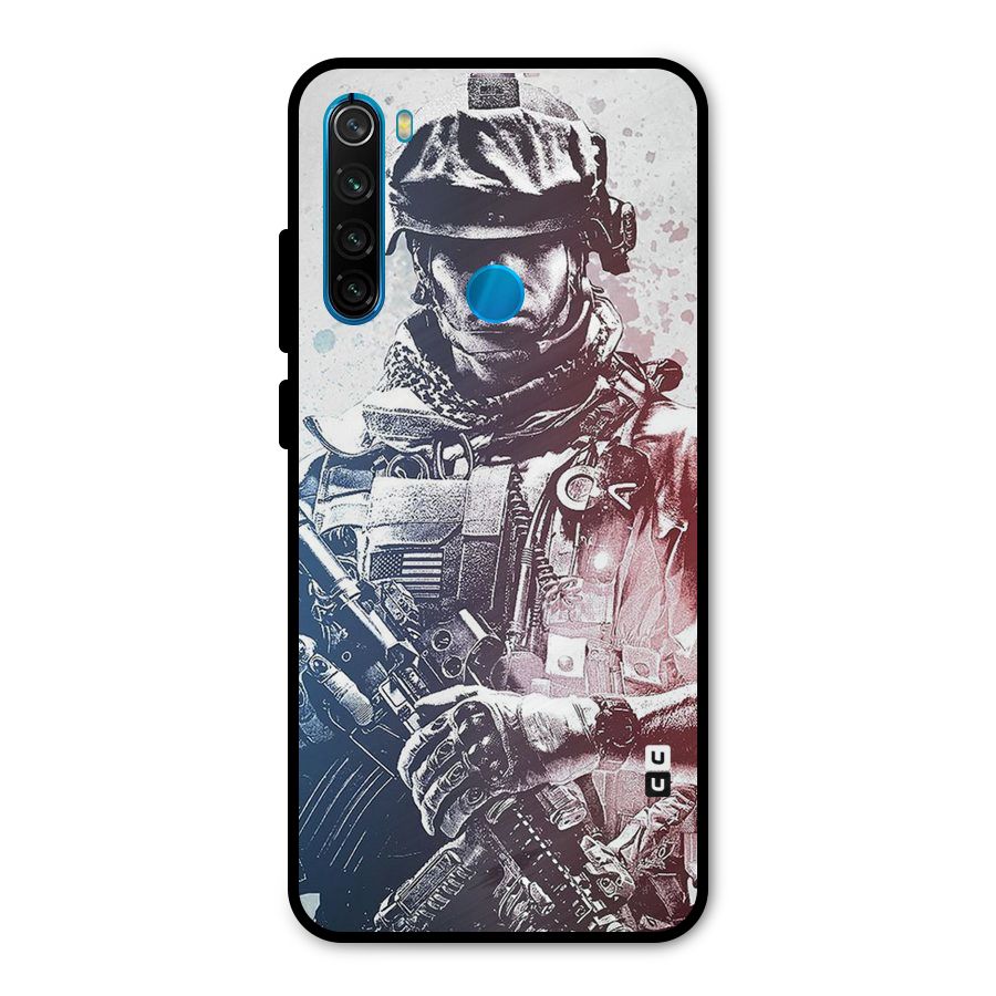 Saviour Metal Back Case for Redmi Note 8