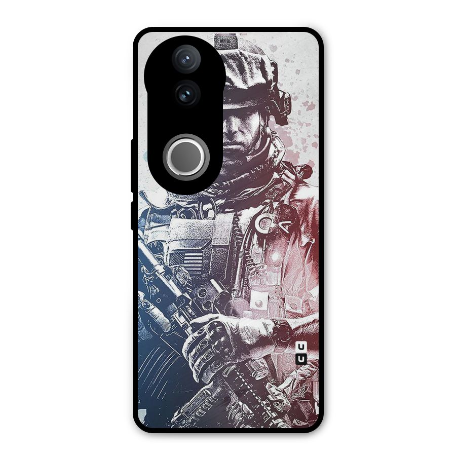 Saviour Metal Back Case for Vivo V50