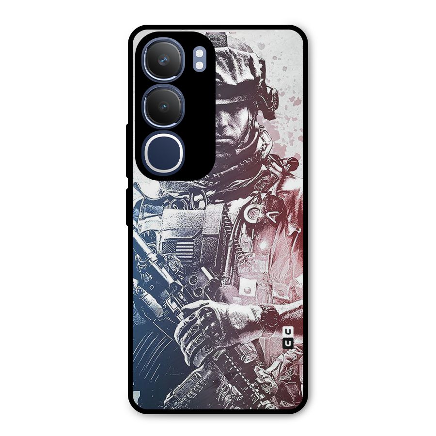 Saviour Metal Back Case for Vivo Y29