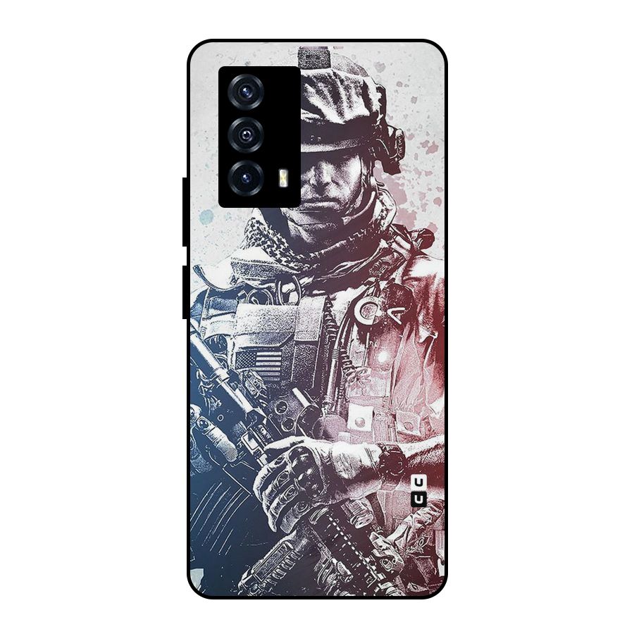Saviour Metal Back Case for iQOO Z5