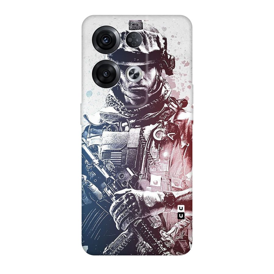 Saviour Original Polycarbonate Back Case for Oppo Reno8 Pro 5G