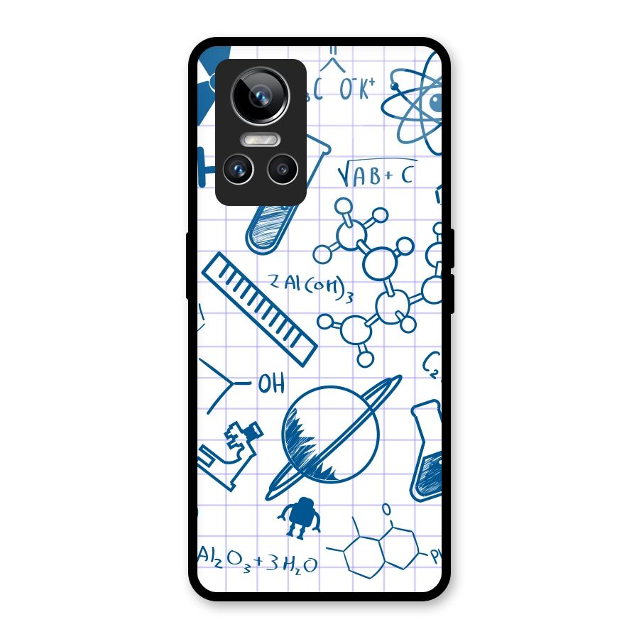 Science Notebook Glass Back Case for Realme GT Neo 3