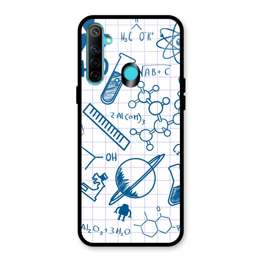 Science Notebook Glass Back Case for Realme Narzo 10