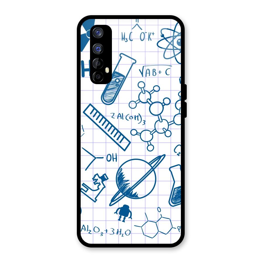 Science Notebook Glass Back Case for Realme Narzo 20 Pro
