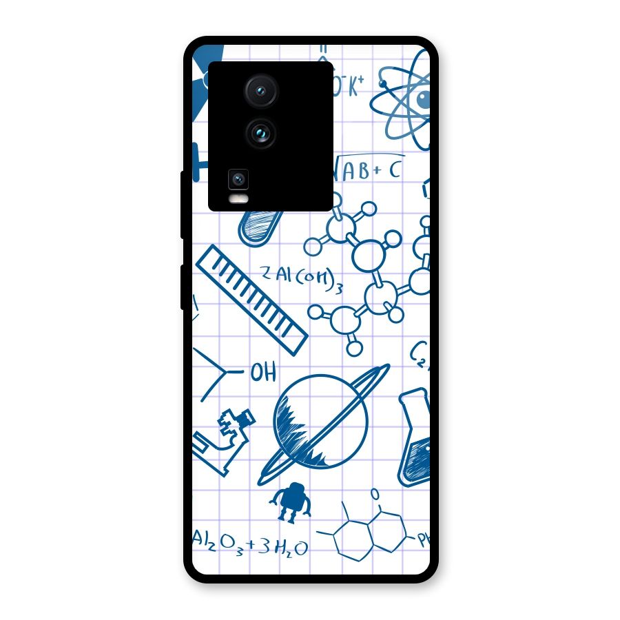 Science Notebook Glass Back Case for Vivo iQOO Neo 7