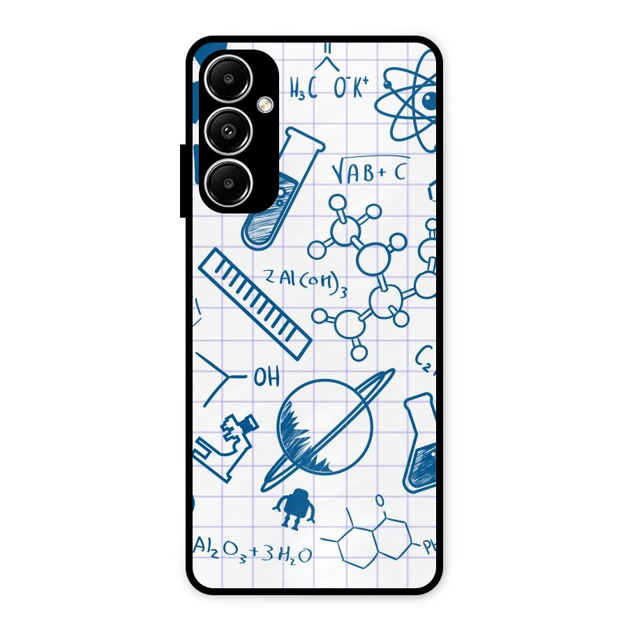 Science Notebook Metal Back Case for Galaxy A05s