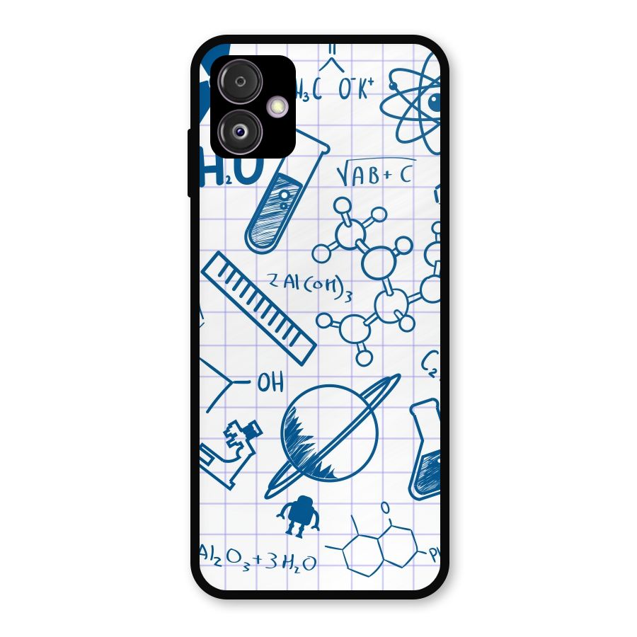 Science Notebook Metal Back Case for Galaxy F14