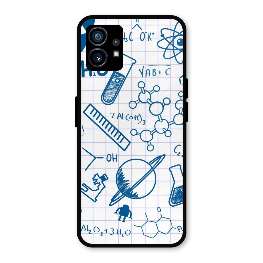 Science Notebook Metal Back Case for Nothing Phone 1