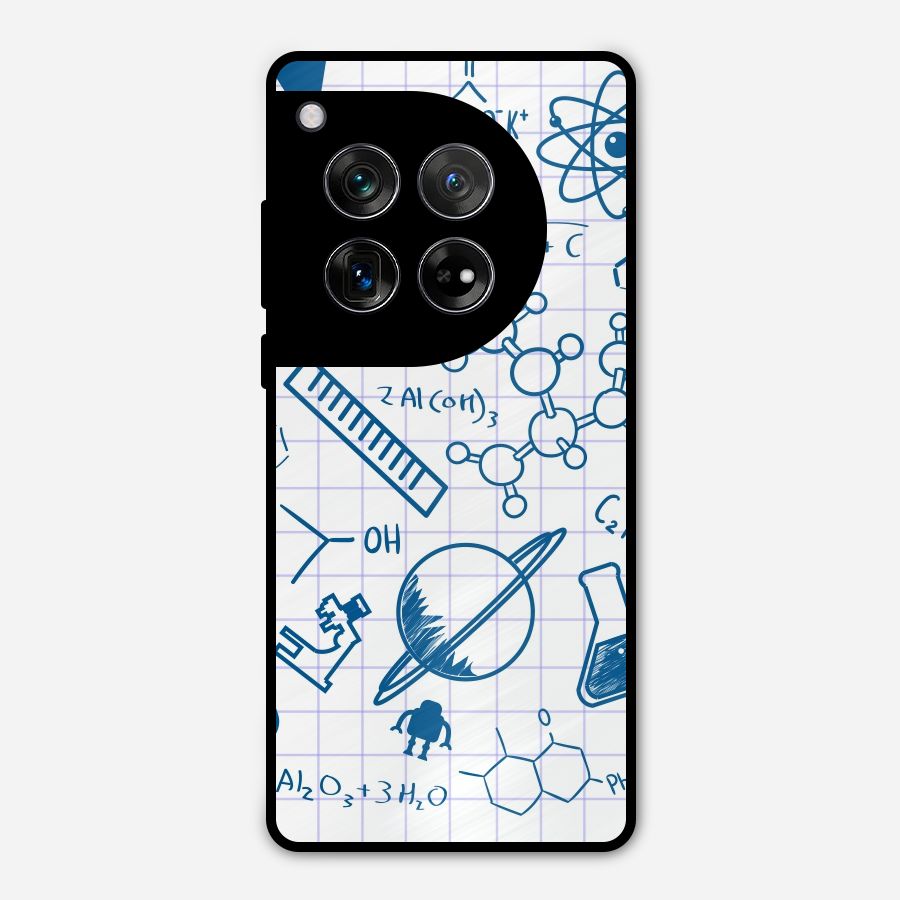 Science Notebook Metal Back Case for OnePlus 12