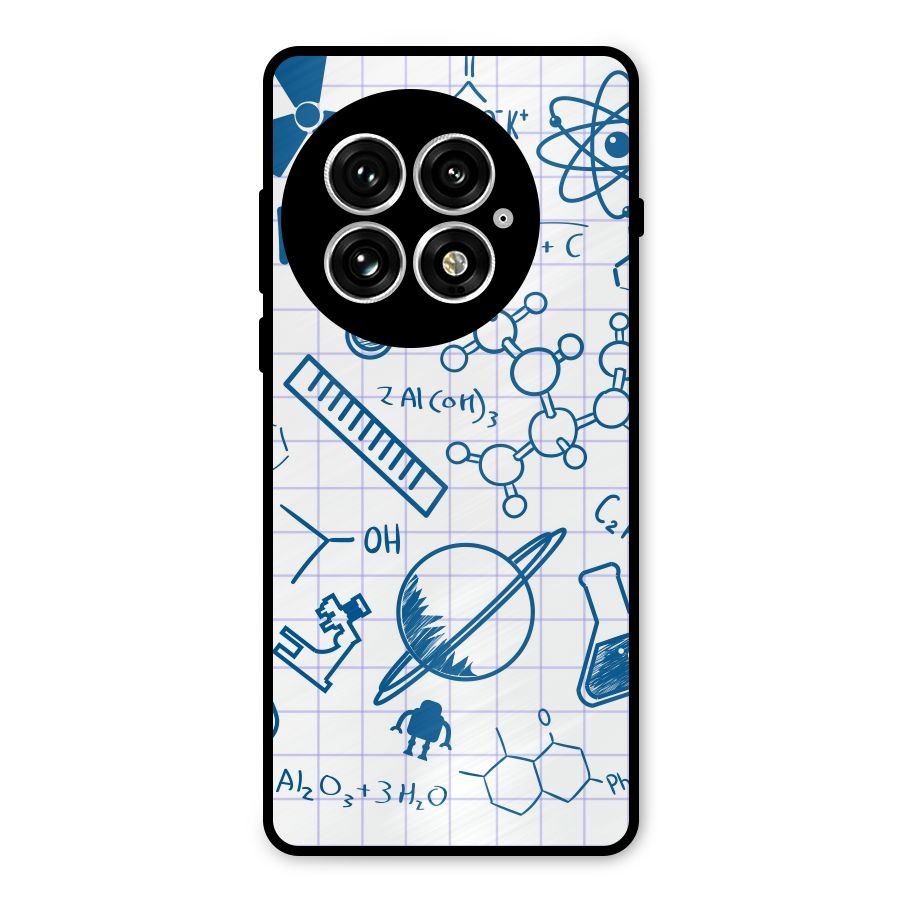 Science Notebook Metal Back Case for OnePlus 13