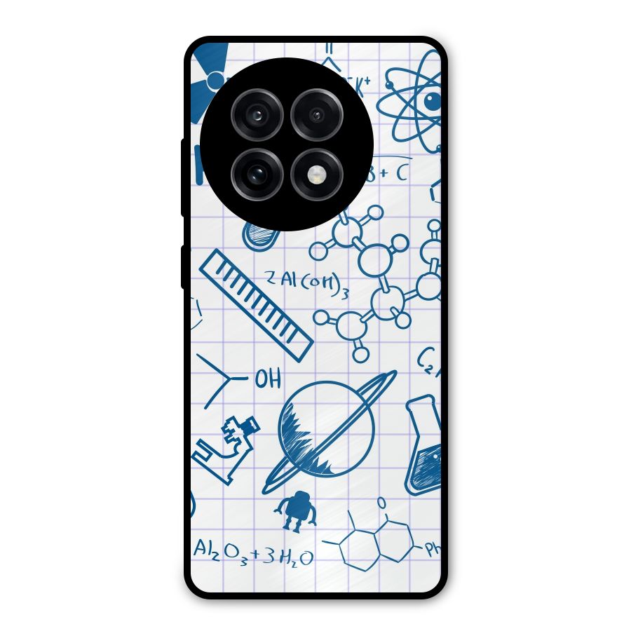 Science Notebook Metal Back Case for OnePlus 13R
