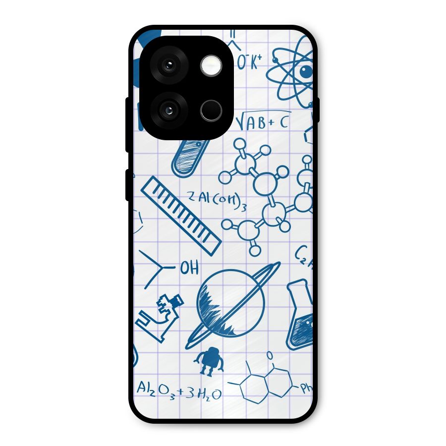 Science Notebook Metal Back Case for OnePlus 13s