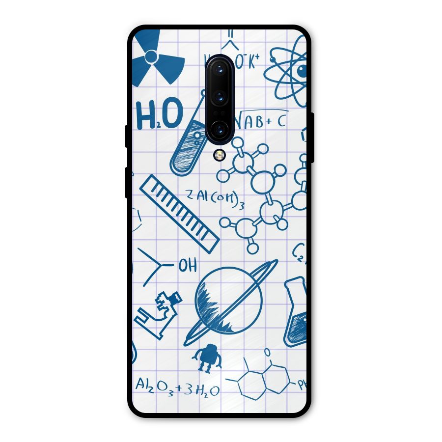 Science Notebook Metal Back Case for OnePlus 7 Pro