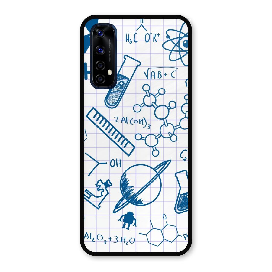 Science Notebook Metal Back Case for Realme 7