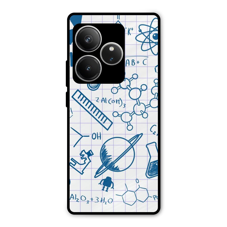 Science Notebook Metal Back Case for Realme GT 6