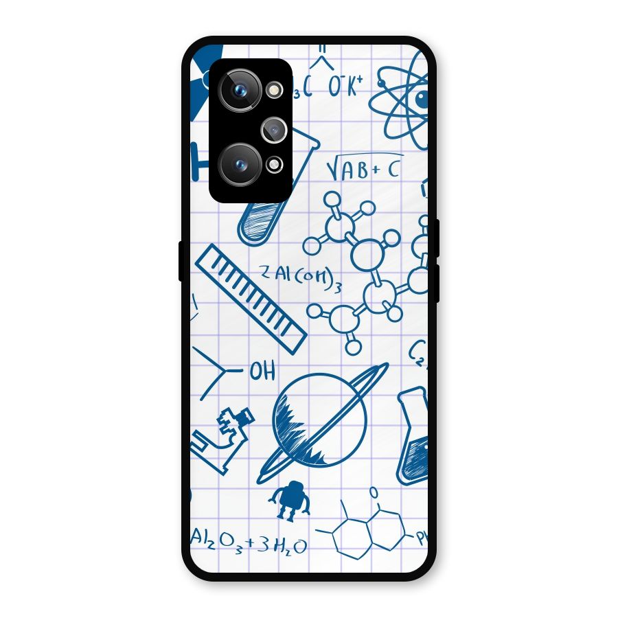Science Notebook Metal Back Case for Realme GT Neo 3T