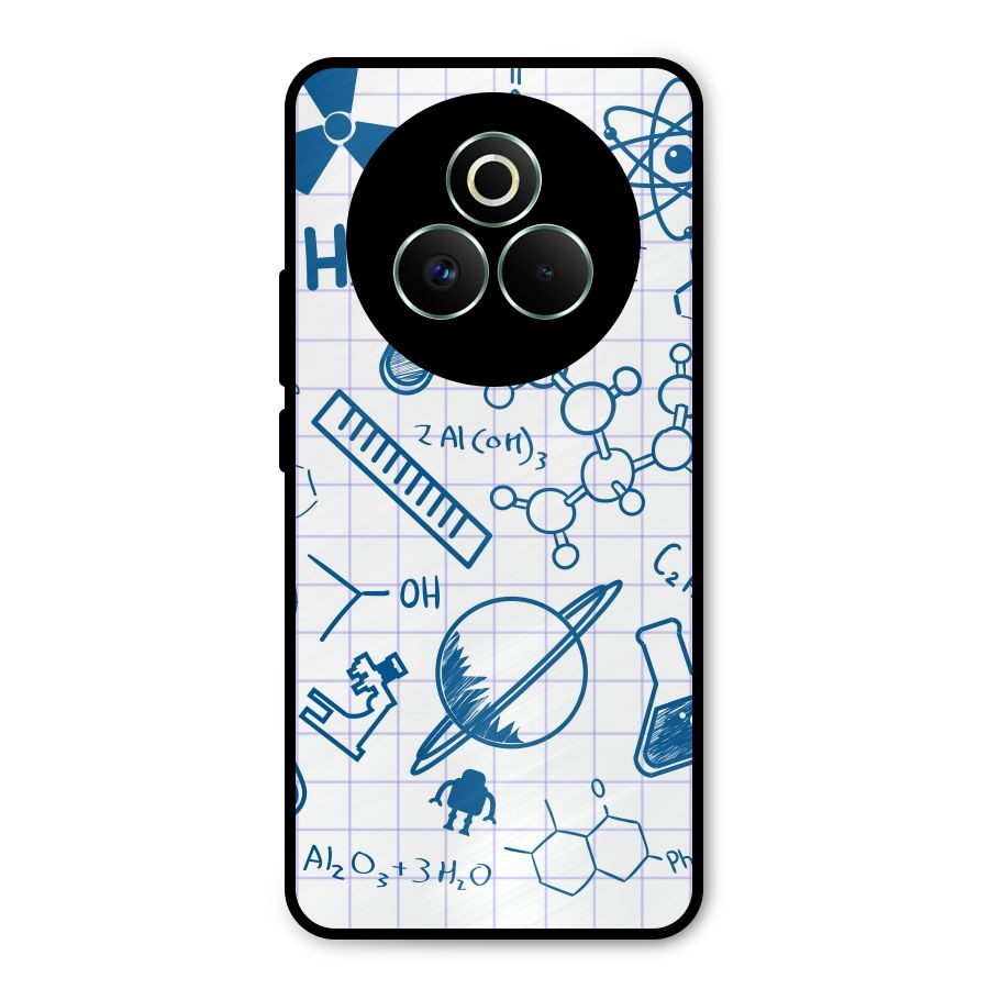 Science Notebook Metal Back Case for Realme P3 Pro