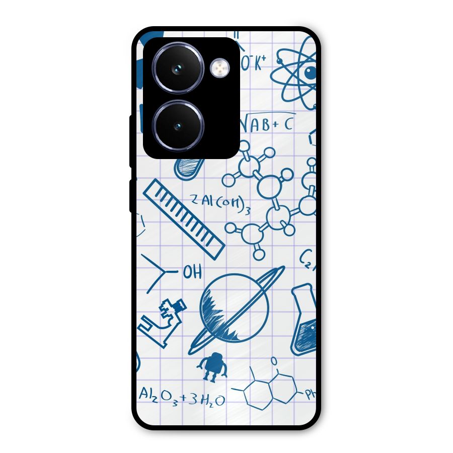 Science Notebook Metal Back Case for Realme P3 Ultra