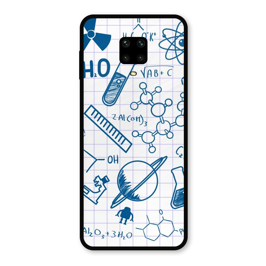Science Notebook Metal Back Case for Redmi Note 10 Lite
