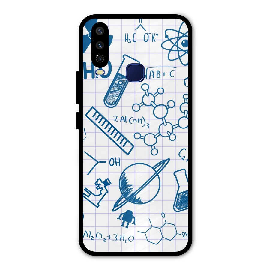 Science Notebook Metal Back Case for Vivo Y15