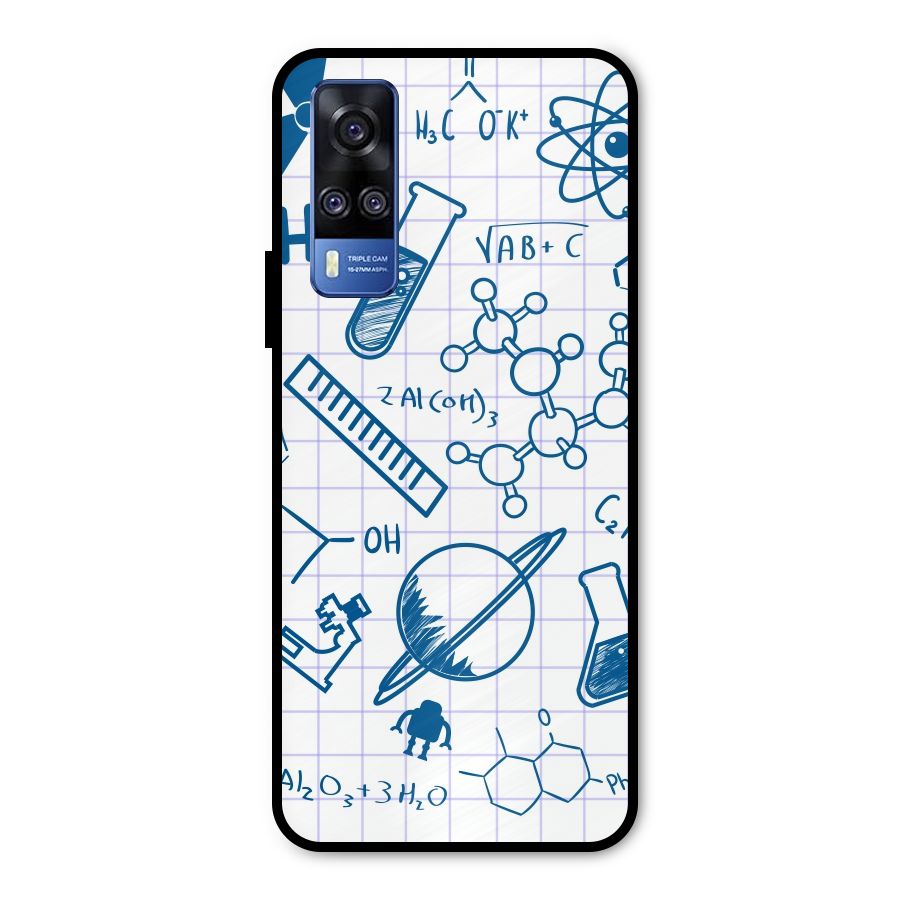 Science Notebook Metal Back Case for Vivo Y31