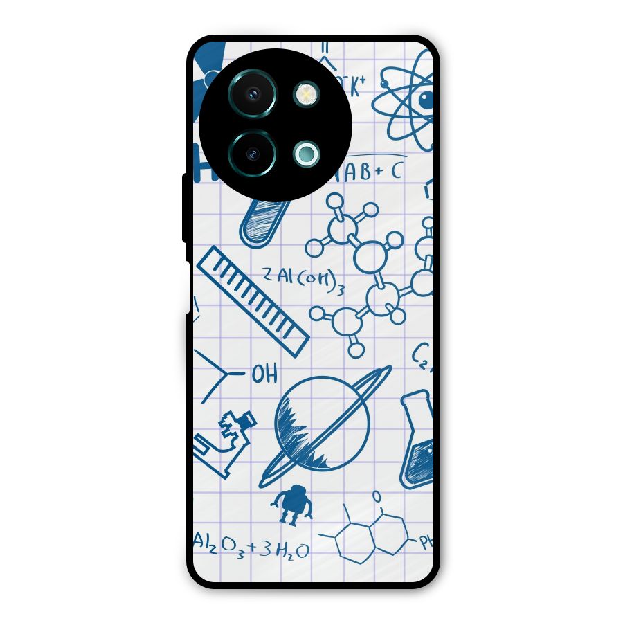 Science Notebook Metal Back Case for Vivo Y58