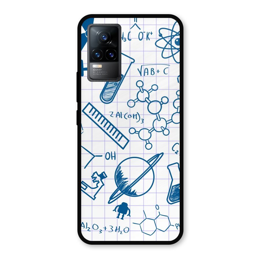 Science Notebook Metal Back Case for Vivo Y73