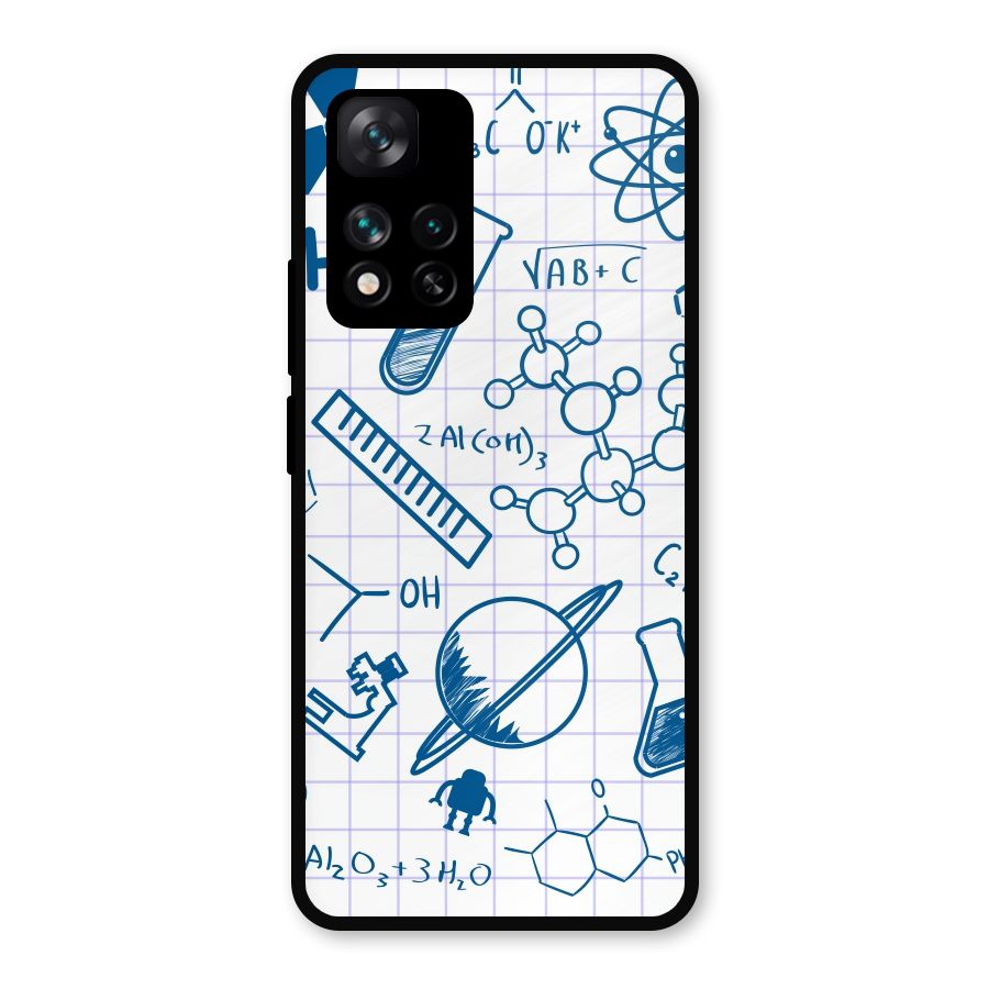 Science Notebook Metal Back Case for Xiaomi 11i 5G