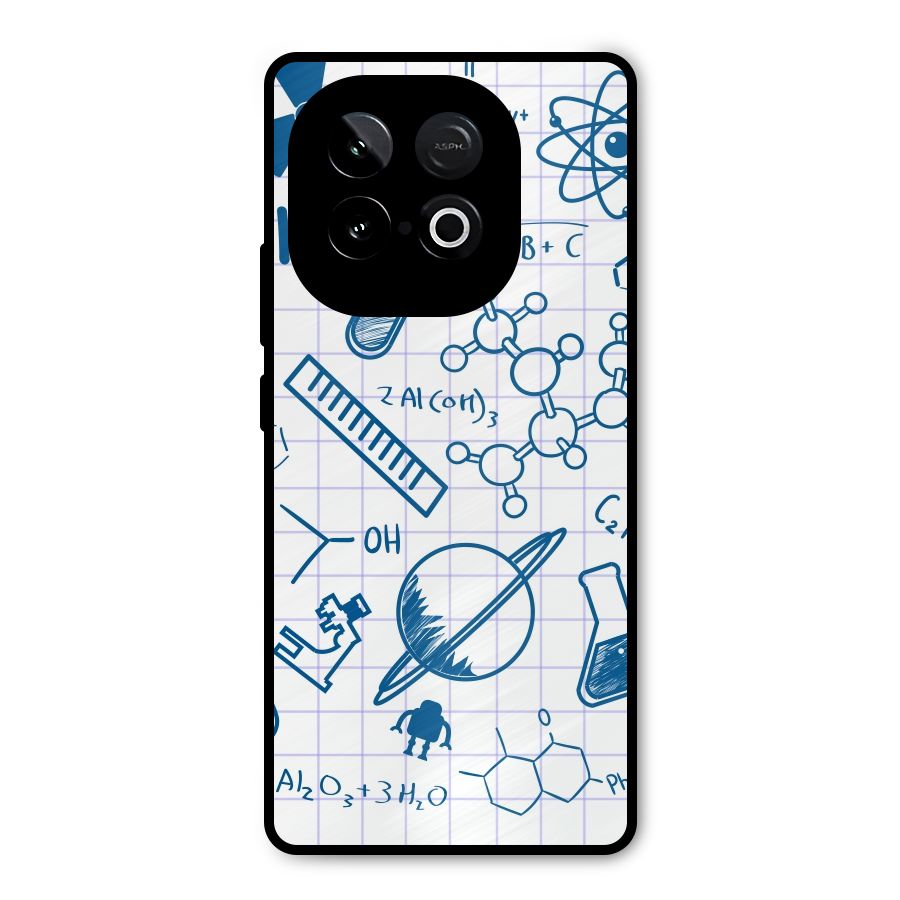 Science Notebook Metal Back Case for iQOO Neo 10