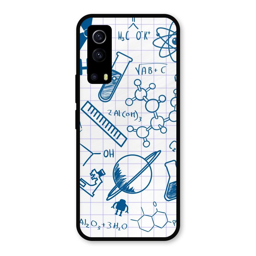 Science Notebook Metal Back Case for iQOO Z3