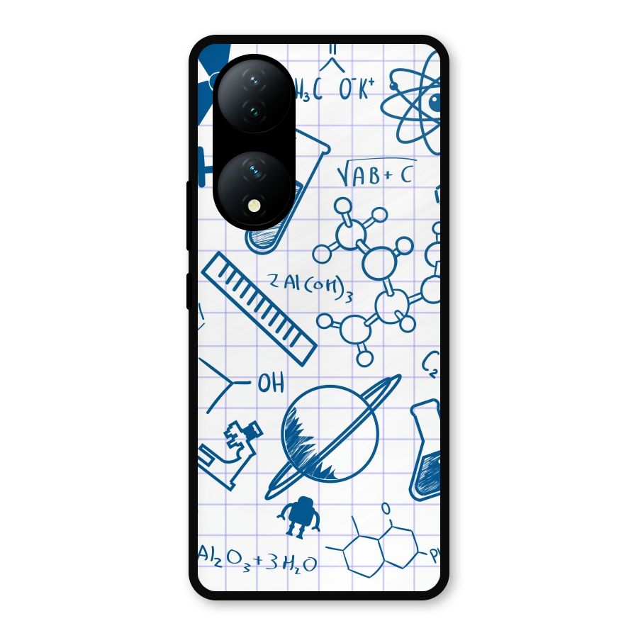 Science Notebook Metal Back Case for iQOO Z7