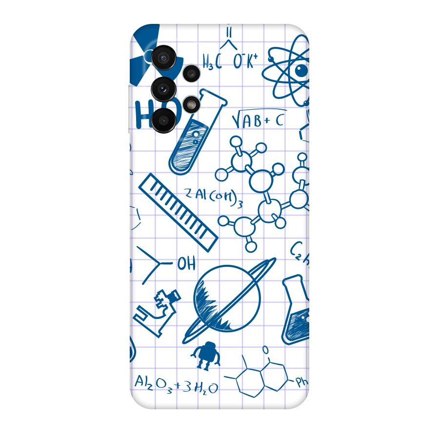 Science Notebook Original Polycarbonate Back Case for Galaxy A23