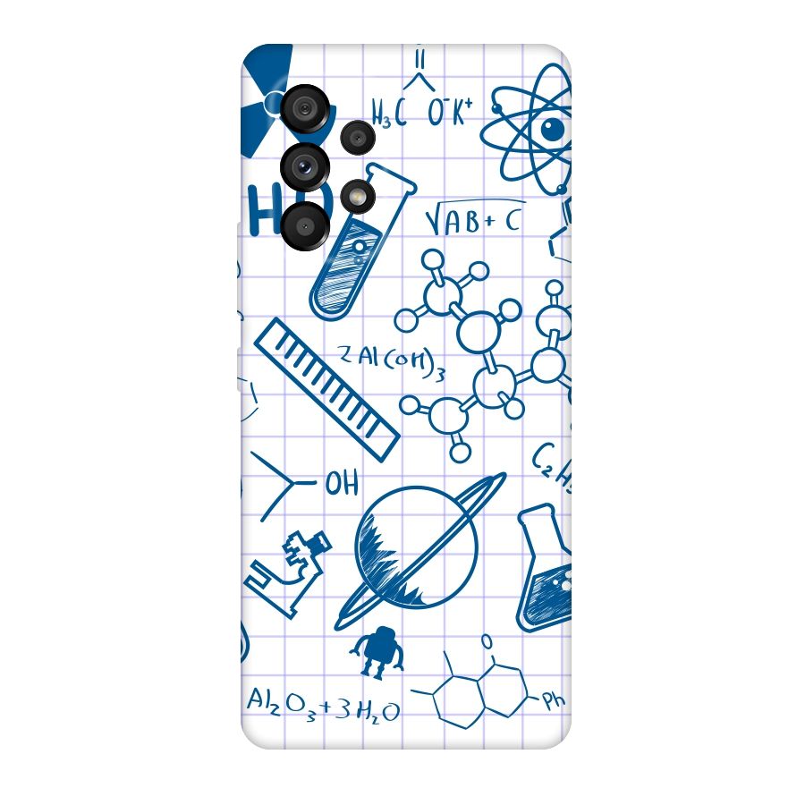 Science Notebook Original Polycarbonate Back Case for Galaxy A53 5G