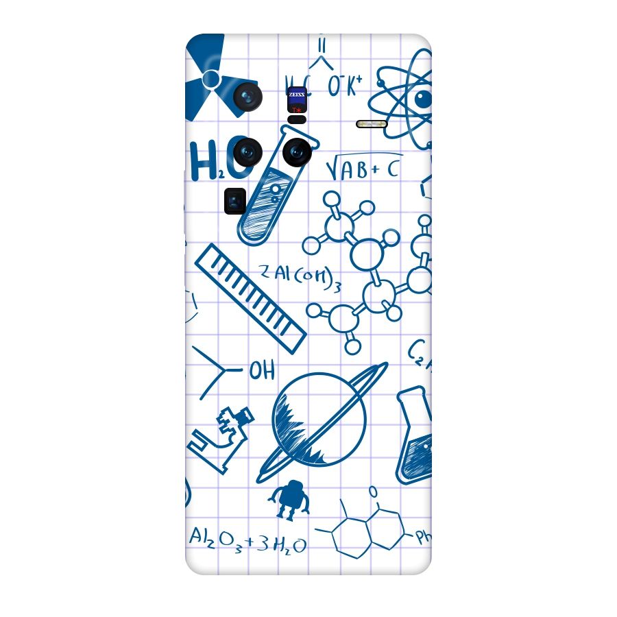 Science Notebook Original Polycarbonate Back Case for Vivo X80