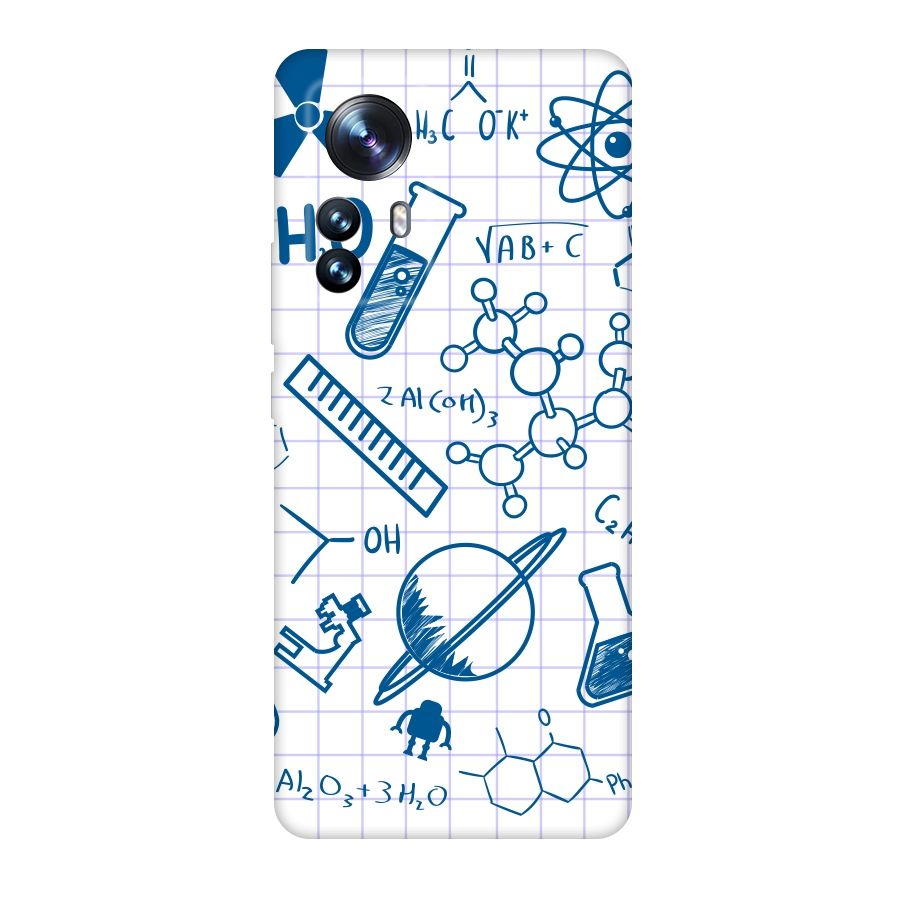 Science Notebook Original Polycarbonate Back Case for Xiaomi 12 Pro