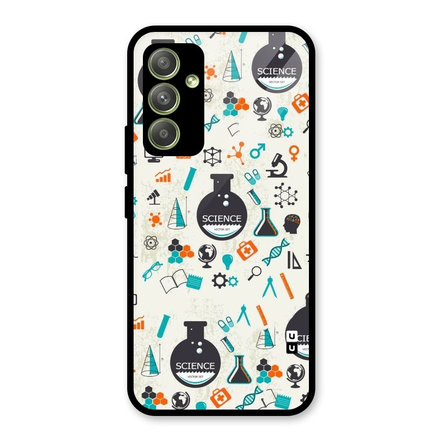 Science Side Glass Back Case for Galaxy A54