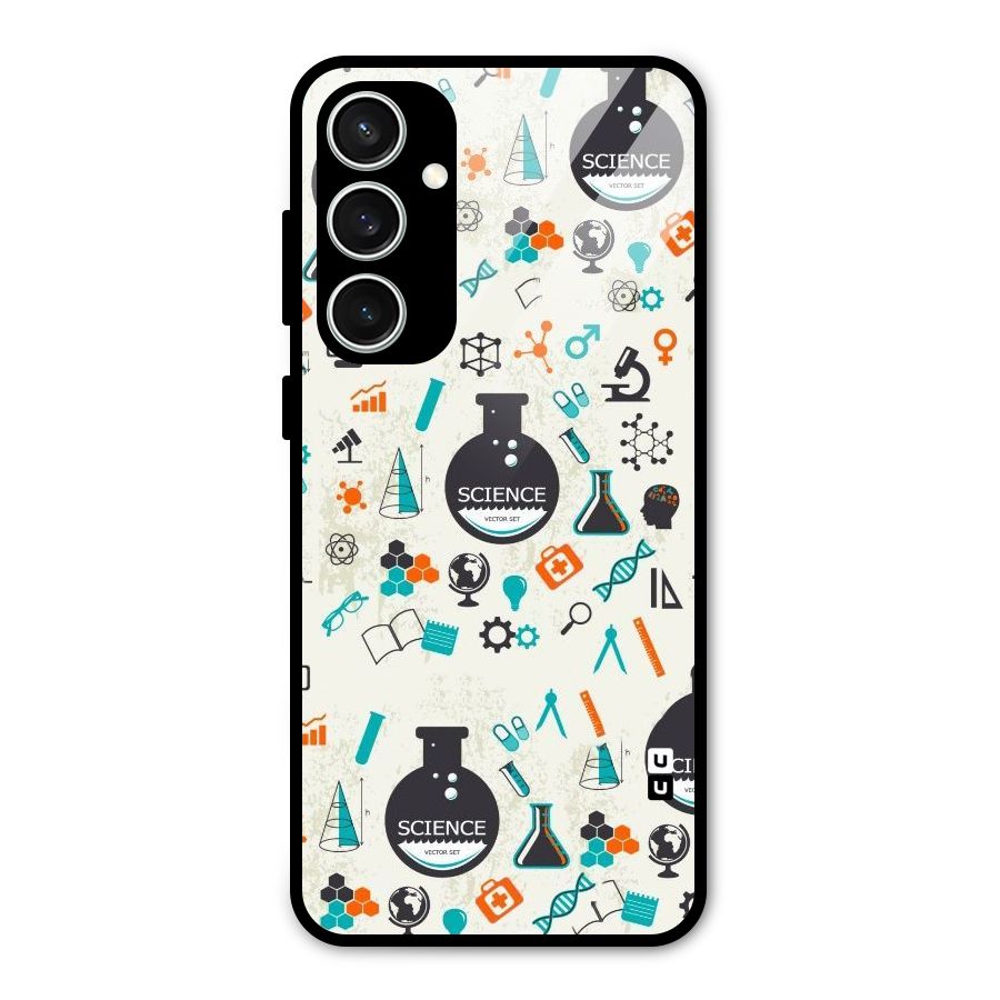 Science Side Glass Back Case for Galaxy S23 FE