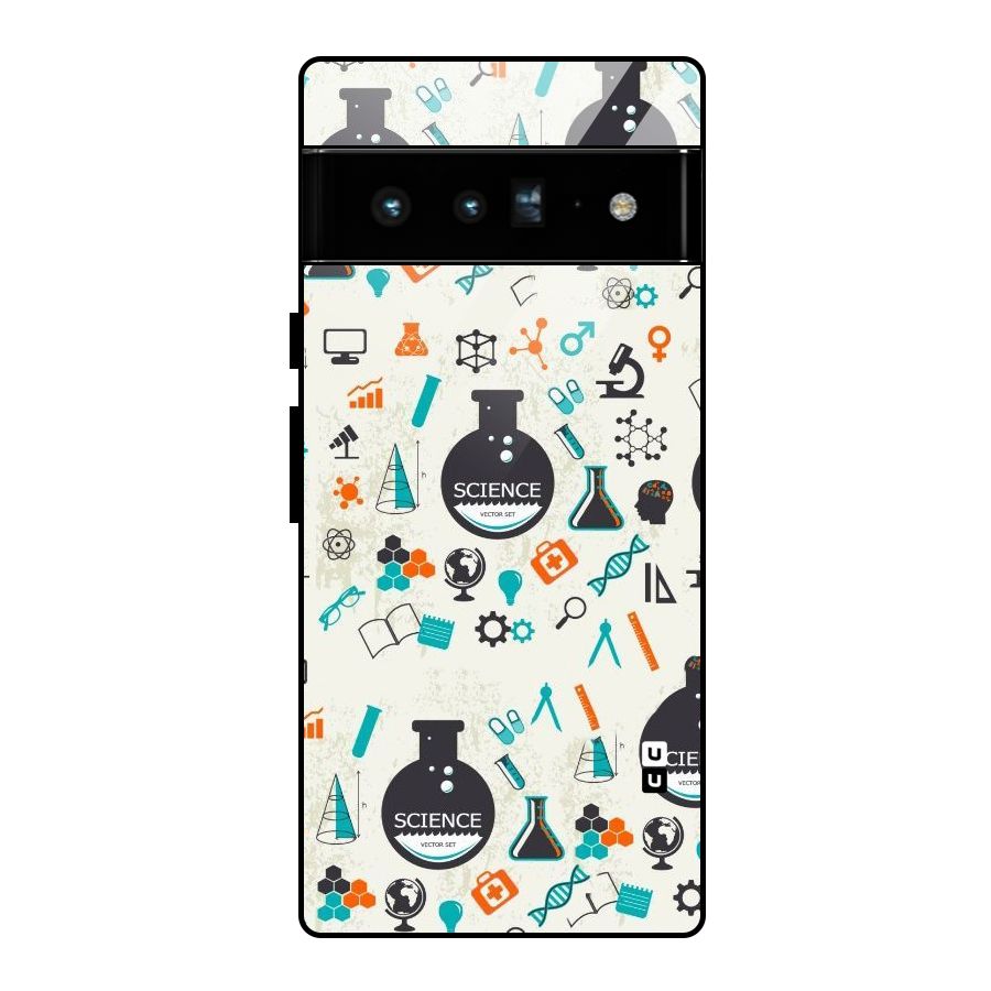 Science Side Glass Back Case for Google Pixel 6 Pro