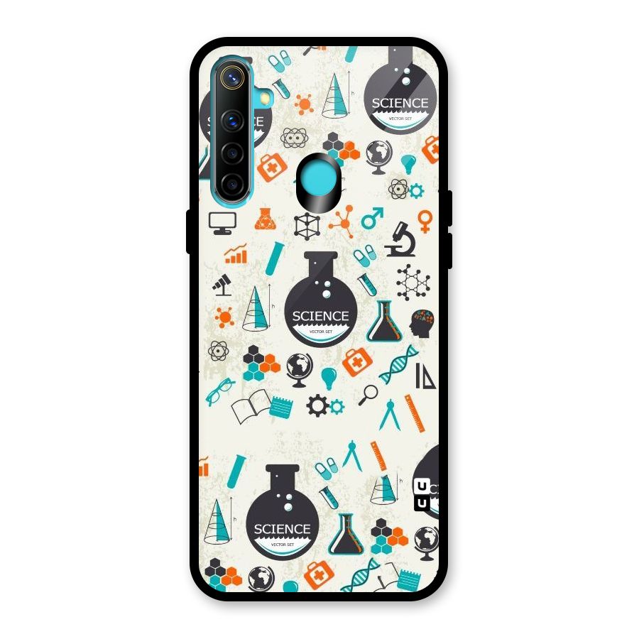 Science Side Glass Back Case for Realme Narzo 10