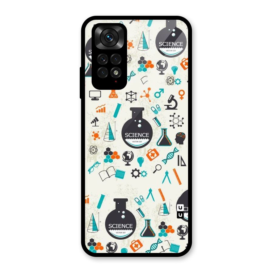 Science Side Glass Back Case for Redmi Note 11S