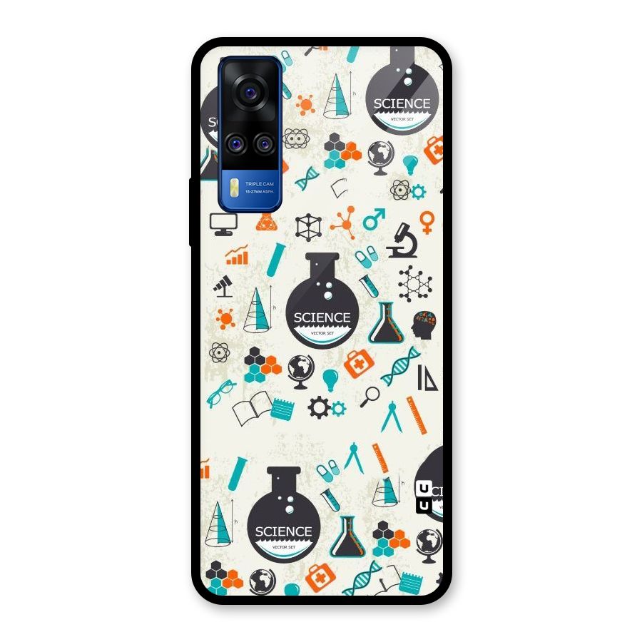 Science Side Glass Back Case for Vivo Y31