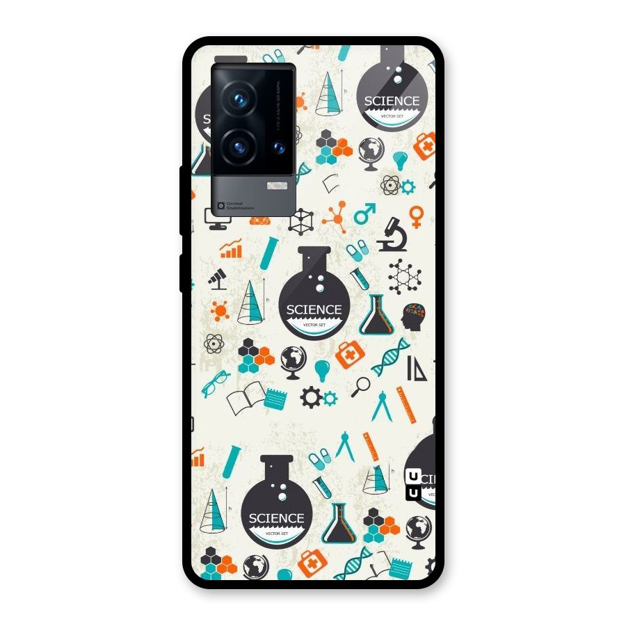 Science Side Glass Back Case for iQOO 9 5G