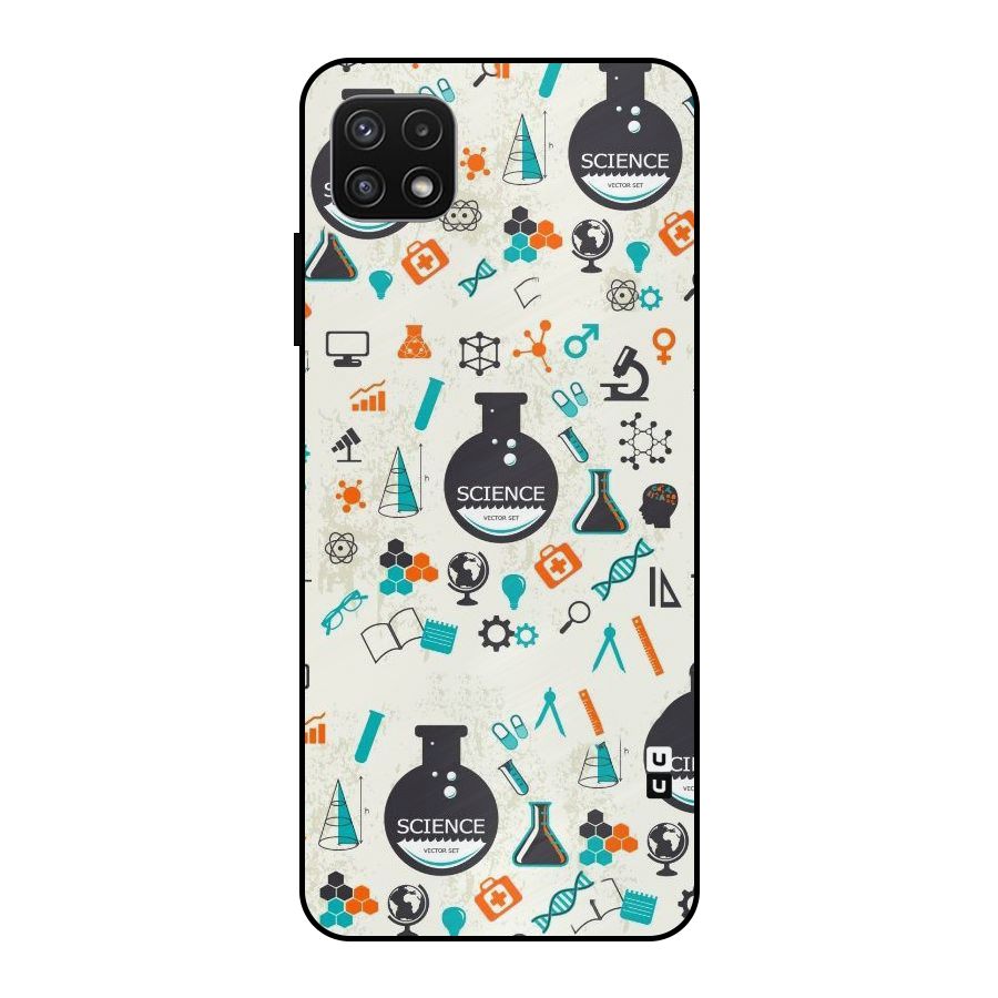 Science Side Metal Back Case for Galaxy A22 5G